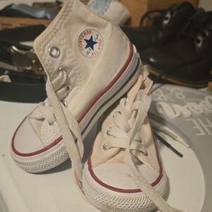 Converse Kids High-Top Sneakers - Cream